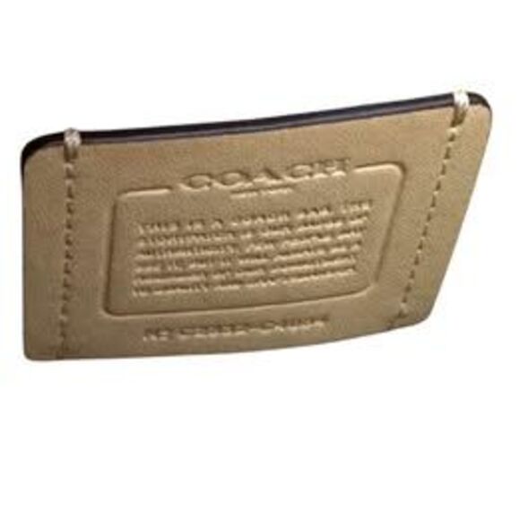 Coach Women’s Beige Leather Tote Bag w/ Matching Wallet Pre-Owned - Picture 8 of 10